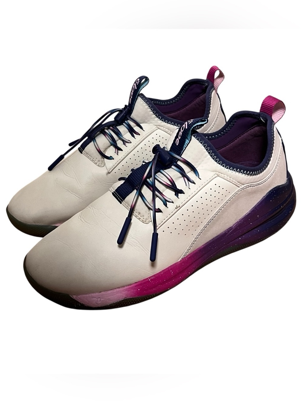 Clove Classic Galaxy Gradient Nursing Walking Sneakers Shoes Off White W9 / M7.5